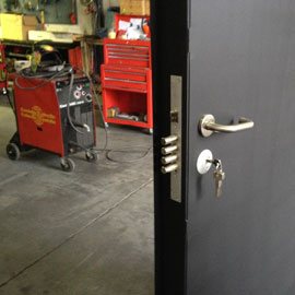 cerradura de alta seguridad para puerta acustica